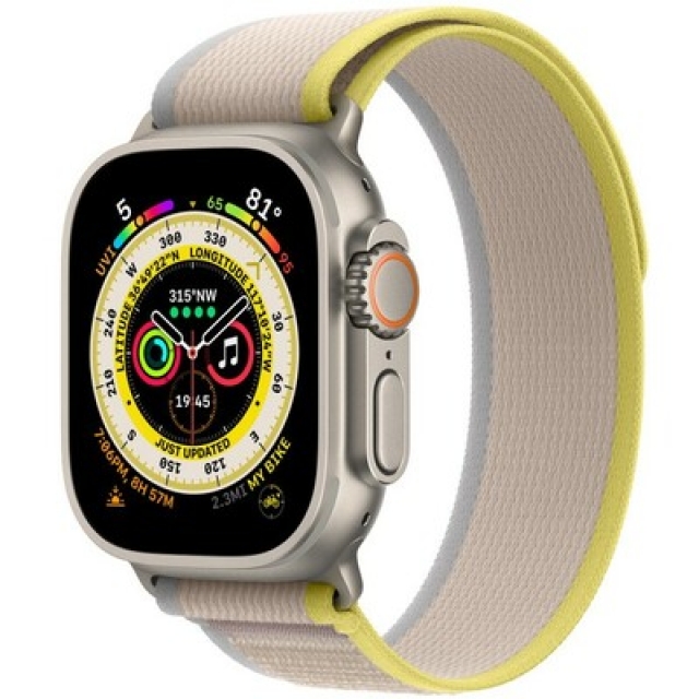 Apple Watch Ultra GPS + Cellular 49mm Titanium Case with Trail Loop